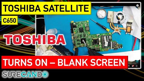 Toshiba Satellite C650D_ GPU Issue Unveiled! Not Repairable. #ToshibaSatelliteC650D #GPUDiagnosis