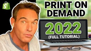 Shopify: Print On Demand Tutorial 2022 + CA$H GiveAway!!🤑