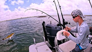 Biggest Fish He Ever Caught! | MASSIVE Bull Reds in Port O'Connor, TX