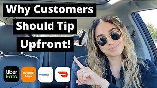 DoorDash, Uber Eats, GrubHub, Walmart Spark Driver Ride Along | Why Customers Should Tip Upfront!