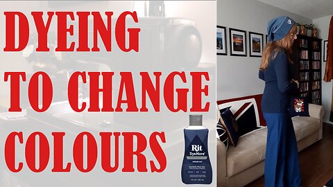 ▶️🌀 DYEING TO CHANGE COLOURS 🌀▶️ | BUDGETSEW #ritdye #dyeing #upcycle
