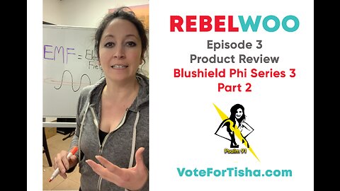RebelWOO 4 - Product Review Blushield Phi Series 3 Scalar EMF Protection, Day 2
