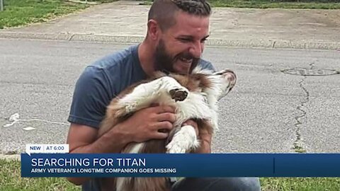 Tulsa military vet searches for lost dog