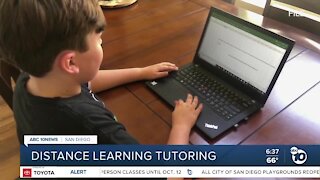College students offer help to younger students with distance learning