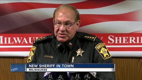 Milwaukee County's acting sheriff introduced at news conference