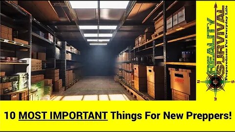 10 Most Important Things For New Preppers