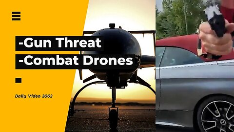 Drone Pilot VS Drone Hater With Gun, Combat Drone Supply