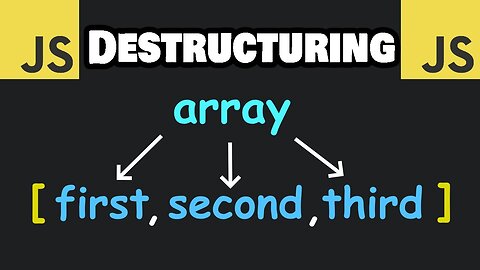 JavaScript DESTRUCTURING in 8 minutes! 💥