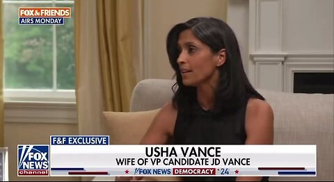 JD Vance’s wife Usha responds to the attack by the democrats and liberal media