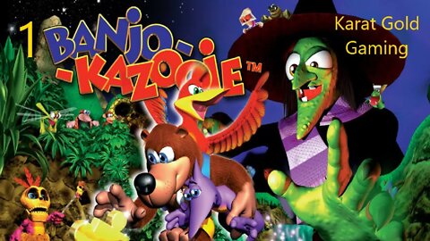 Banjo Kazooie Gameplay Walkthrough 1- Spiral Mountain/Mumbo's Mountain - (No Commentary) #project64
