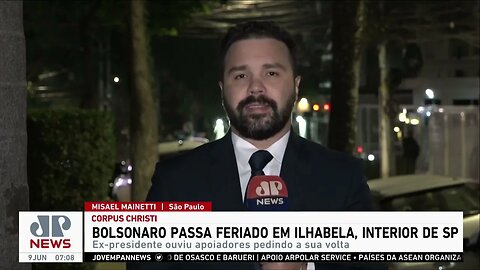 Bolsonaro passa feriado no Litoral Norte de São Paulo