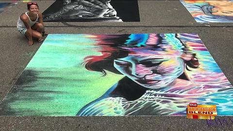 Weekend of Incredible Chalk Art in West Bend