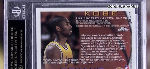 Kobe Bryant rookie card sells for $1.8M