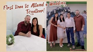 Our First Time to Attend a Wedding Together!🇵🇭 Civil Wedding 💒💍