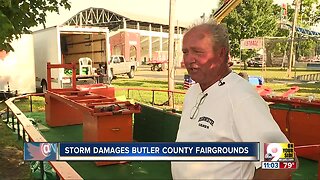 Storm topples tents, knocks over ride at Butler County Fairgrounds