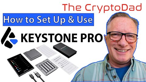 How to Set Up & Use the Keystone Pro Air Gapped Cryptocurrency Hardware Wallet