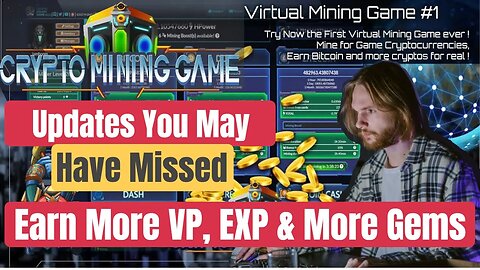 CryptoMiningGame Mining Game , Updates You May Have Missed , Earn Free Crypto.