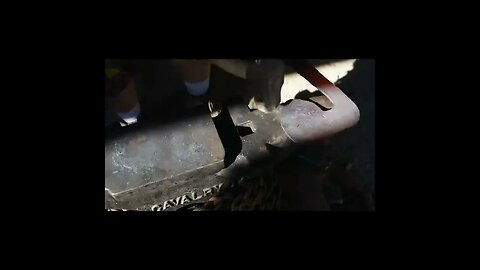 Forging a hatchet from a pipe wrench jaw #blacksmithing #knifemaking