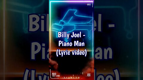 Billy Joel - Piano Man (Lyrics) 🎶 #70smusic #trending #shorts