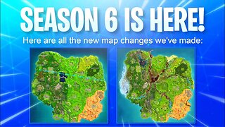 SEASON 6 LEAKED! (Fortnite: Battle Royale) NEW FORTNITE SEASON 6 MAP! FORTNITE SEASON 6 MAP LEAKED!