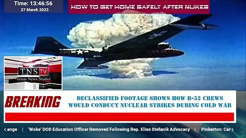 Declassified footage shows how B-52 crews would conduct NUCLEAR STRIKES during Cold War