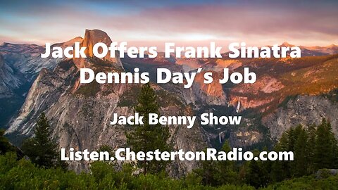 Jack Offers Frank Sinatra Dennis Day's Job - Jack Benny Show