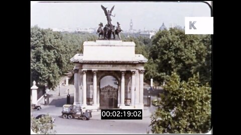 1950s London in Summer, HD from 16mm