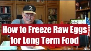 How to freeze eggs for long term storage