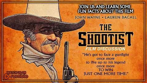 Saturday Afternoon Matinee | THE SHOOTIST (1976) Celebrating John Wayne's Birthday!