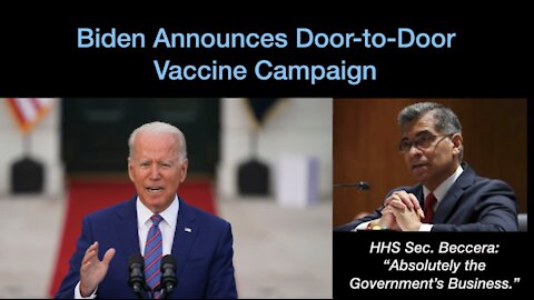 Knock, Knock! It's Biden's Vaccination Strike Force