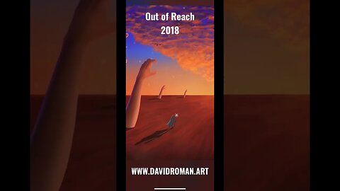 Out of Reach Surreal Artwork #painting #surrealart #art #sunset #shorts