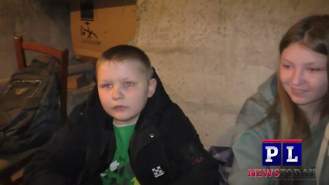 Children Found Hiding In Basement After Artillery Hit Their Apartment