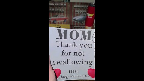 mom, thank you for now swallowing me!