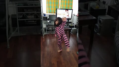 Cute sweet little baby girls are dancing- charming little video that will make you happy