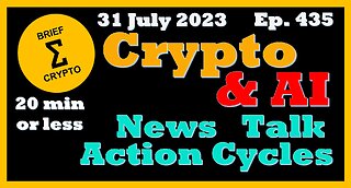 Less than 20 minutes BEST BRIEF CRYPTO & AI VIDEO News Talk Action Cycles Bitcoin Price Charts