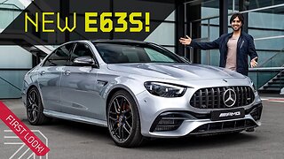 2021 AMG E63 S sedan! Sound, Details + History with Mr AMG!