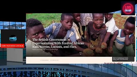 The British Government is feeding African kids worms and Bugs #Britain #Africa #congo #Zimbabwe
