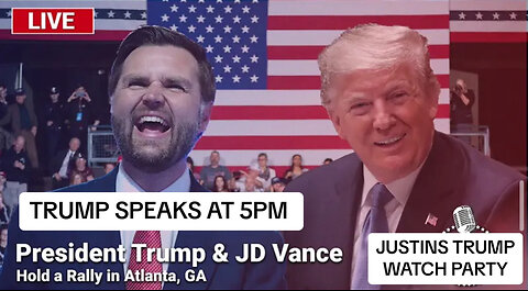 LIVE: President Trump and JD Vance Hold a Rally in Atlanta - 8/3/24