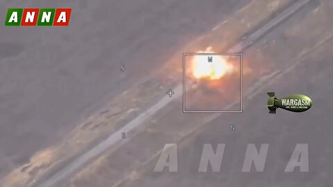 Anti-tank missile hits Ukrainian tank at Kupyansk