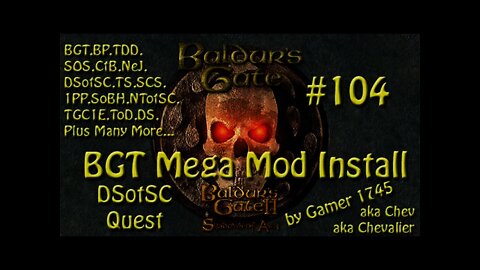 Let's Play Baldur's Gate Trilogy Mega Mod Part 104 - Dark Side