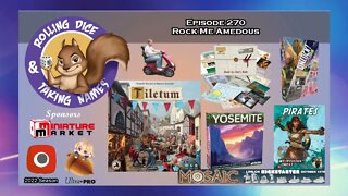 Episode 270: Tiletum, Yosemite, Unlock! Kids, Neuroshima Hex – Pirates,
