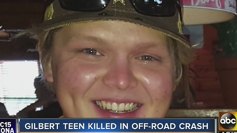 Family identifies teen killed in off-road crash as Cameron Kay