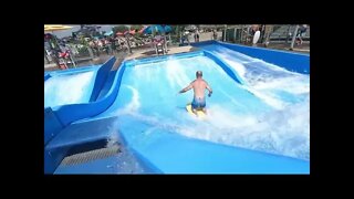 flowrider - Jon - 4 at Soak City, Kings Island (2022) #shorts