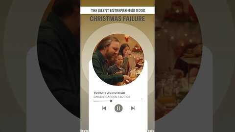 THE SILENT ENTREPRENEUR - CHRISTMAS FAILURE #shorts