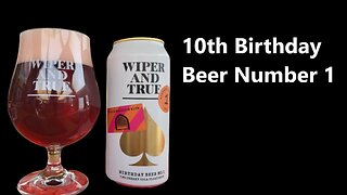 Wiper & True No. 01: Vault City, 7.0% ABV Cherry Cola Float Sour birthday beer 🍺👍 Vegan