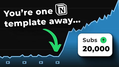 How to use Notion to grow your YouTube channel
