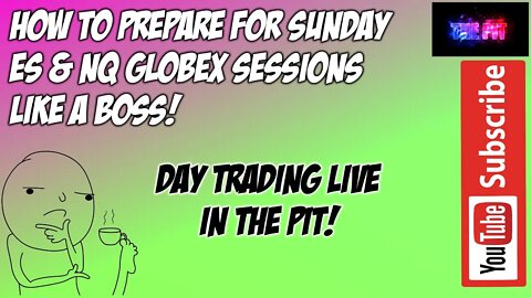 Mean Reversion & Range ES NQ Sunday GLOBEX Monday RTH Prep