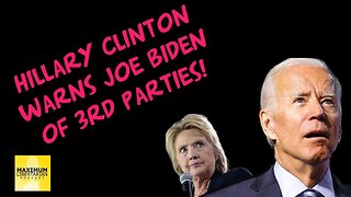 Hillary Clinton warns Joe Biden!
