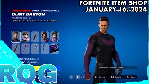 MORE MARVEL STUFF! FORTNITE ITEM SHOP (January 16, 2024)