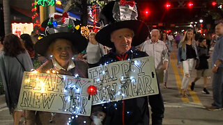 Delray Beach residents enjoy a raucous New Year celebration